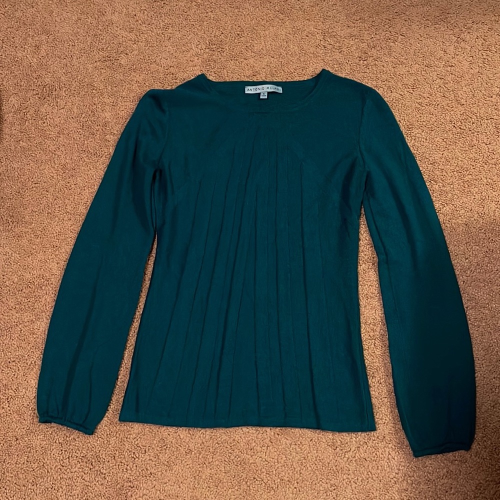 Antonio Melani teal sweater, size small, great condition